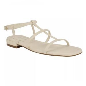 NWT Calvin Klein Women's Sallia Strappy Caged Flat Sandals Size 9 1/2